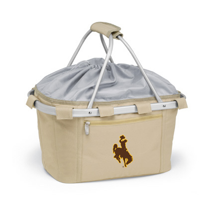 Wyoming Cowboys Collapsible Picnic Basket