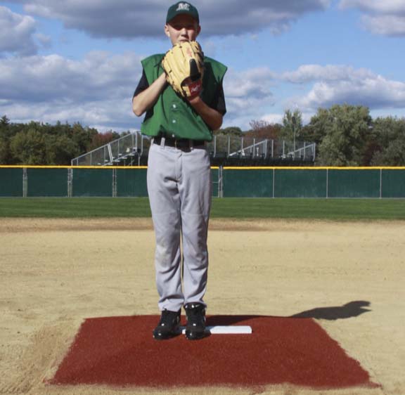 ProMounds Little League Pitching Game Mound - "Minor League Style" in Clay colored Turf