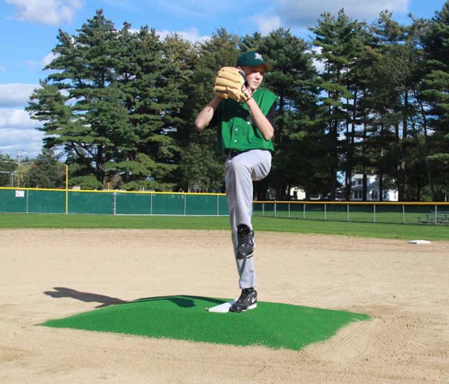 ProMounds Little League Pitching Game Mound - "Minor League Style" in Green Turf