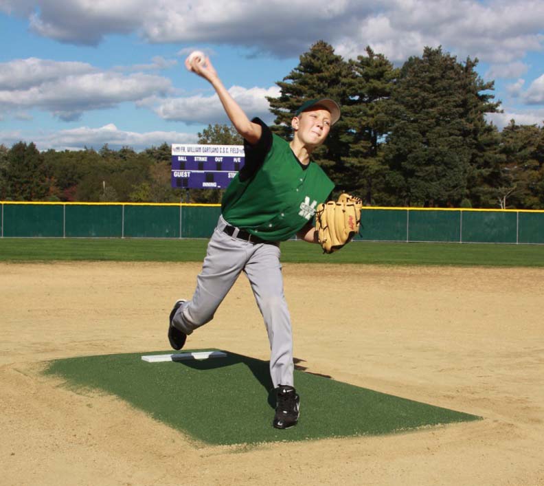 ProMounds Little League Pitching Game Mound - "Major League Style" in Green Turf