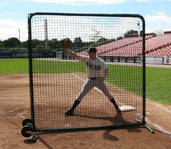 ProMounds Premium Series Protective 7' X 7' Square Field Screen (with Net)
