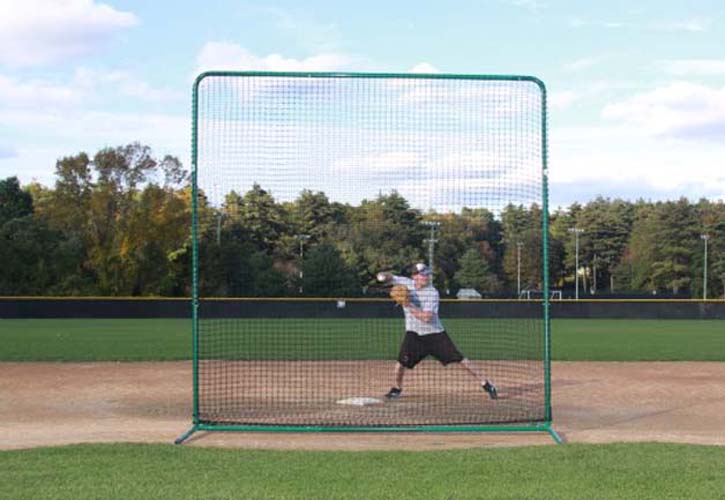 ProMounds Premium Series Protective 10' X 10' Field Screen (with Net)