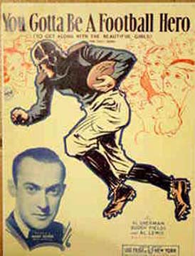 Framed 1920 Sheet Music Cover from Past Time Sports