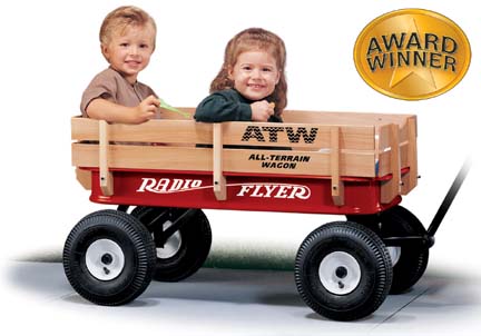 Radio Flyer All-Terrain Steel & Wood Wagon