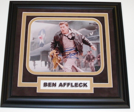 Ben Affleck Autographed 8" x 10" Custom Framed Photograph 