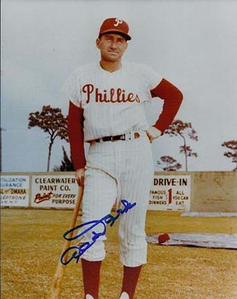 Al Dark Autographed Philadelphia Phillies 8" x 10" Photograph (Unframed)