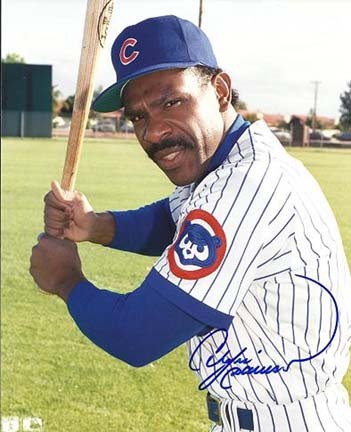 Andre Dawson Autographed Chicago Cubs 8" x 10" Photograph (Unframed)