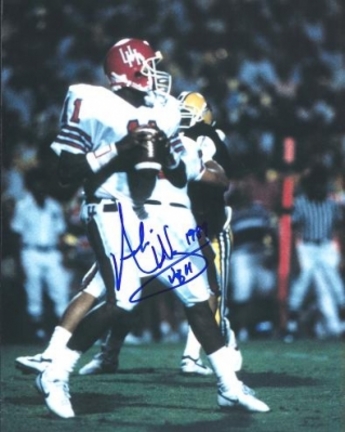 Andre Ware Autographed Houston 8" x 10" Photograph 1989 Heisman Trophy Winner (Unframed)
