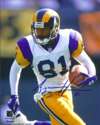 Az Zahir Hakim Autographed St Louis Rams 8" x 10" Photograph (Unframed)