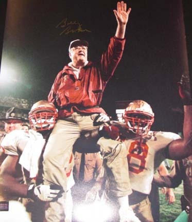 Bobby Bowden Autographed FSU Seminoles 16" x 20" "Shoulders" Photograph (Unframed)