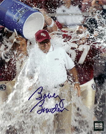 Bobby Bowden Autographed Florida State Seminoles 8" x 10" "Gatorade Dunk" Photograph (Unframed)