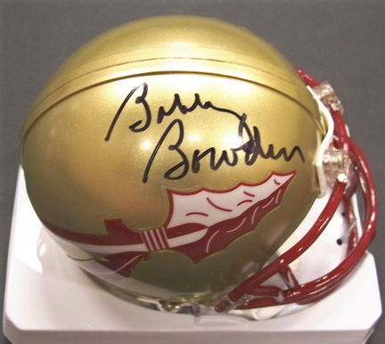 Bobby Bowden Autographed Florida State Seminoles Riddell Mini Football Helmet