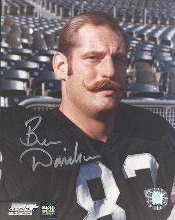 Ben Davidson Autographed Oakland Raiders "Horizontal" 8" x 10" Photograph (Unframed)