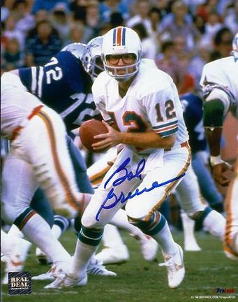Bob Griese Autographed Miami Dolphins "Action" 8" x 10" Photograph (Unframed)