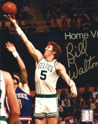 Bill Walton Autographed Boston Celtics 8" x 10" Photograph Hall of Famer (Unframed)
