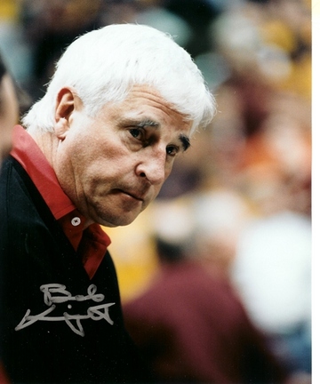 Bobby Knight Autographed "Coaching in Action" 8" x 10" Photograph (Unframed)