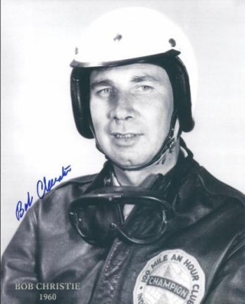 Bob Christie Autographed Racing 8" x 10" Photograph (Unframed)