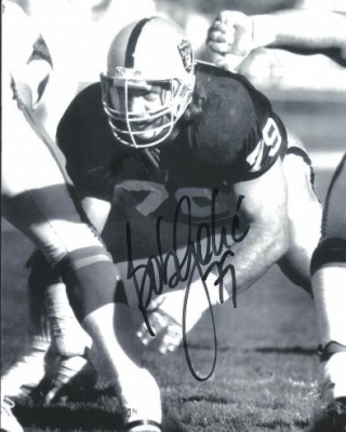 Bob Golic Autographed Los Angeles Raiders 8" x 10" Photograph (Unframed)