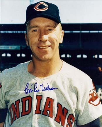 Bob "Red" Wilson Autographed Cleveland Indians 8" x 10" Photograph (Unframed)