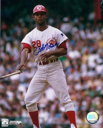 Bob Tolan Autographed Cincinnati Reds 8" x 10" Photograph (Unframed)