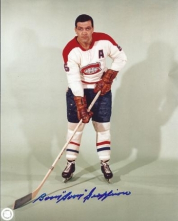 Boom Boom Geoffrion Autographed Montreal Canadians 8" x 10" Photograph (Unframed)