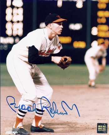 Brooks Robinson Autographed Baltimore Orioles 8" x 10" Photograph 1983 Hall of Fame 1970 World Series MVP (Unf