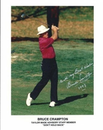 Bruce Crampton Autographed Golf 8" x 10" Photograph (Unframed)