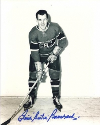 Butch Bouchard Autographed Montreal Canadians "Posing" 8" x 10" Photograph (Unframed)