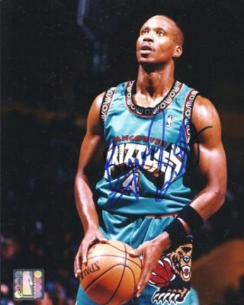 Byron Scott Autographed Vancouver Grizzlies 8" x 10" Photograph (Unframed)