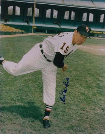 Cal McLish Autographed Chicago White Sox 8" x 10" Photograph (Unframed)