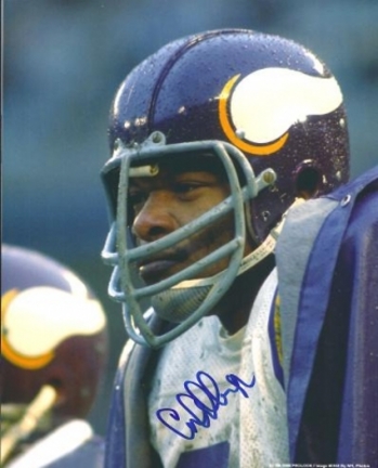 Carl Eller Autographed Minnesota Vikings 8" x 10" Photograph Hall of Famer (Unframed)