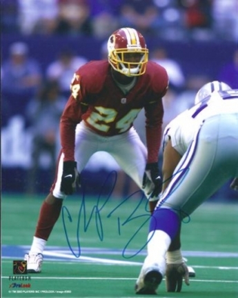 Champ Bailey Autographed Washington Redskins 8" x 10" Photograph (Unframed)