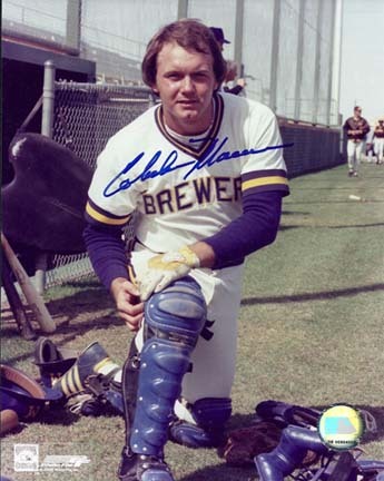 Charlie Moore Autographed Milwaukee Brewers "Posing" 8" x 10" Photograph (Unframed)
