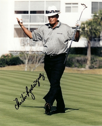 Chi Chi Rodriguez Autographed Golf 8" x 10" Photograph (Unframed)