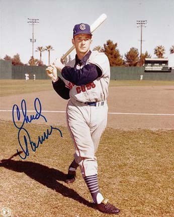 Chuck Tanner Autographed Chicago Cubs 8" x 10" Photograph (Unframed)