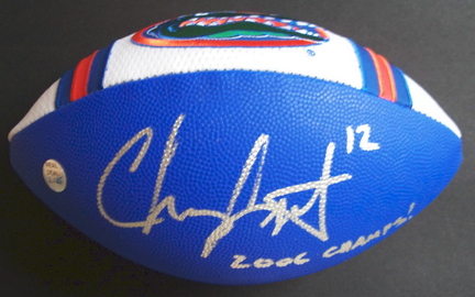 Chris Leak Autographed Limited Edition Football with "2006 CHAMPS!" Inscription