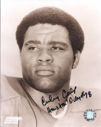 Curly Culp Autographed Houston Oilers 8" x 10" Photograph (Unframed)