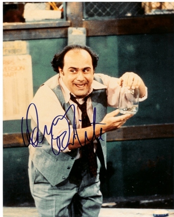 Danny Devito Autographed "Taxi" 8" x 10" Photograph (Unframed)