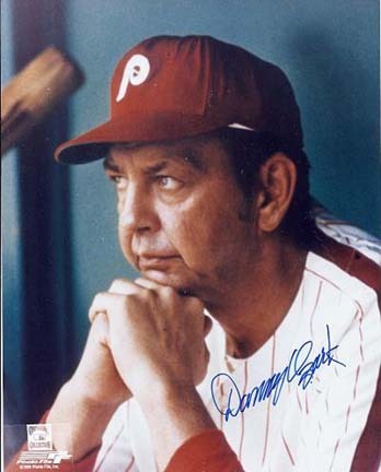 Danny Ozark Autographed Philadelphia Phillies 8" x 10" Photograph (Unframed)