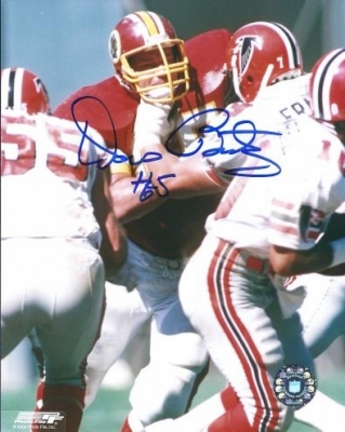 Dave Butz Autographed Washington Redskins 8" x 10" Photograph (Unframed)