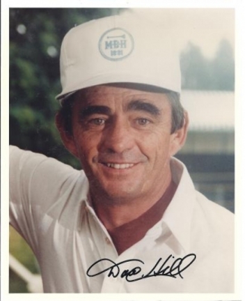 Dave Hill Autographed Golf 8" x 10" Photograph (Unframed)