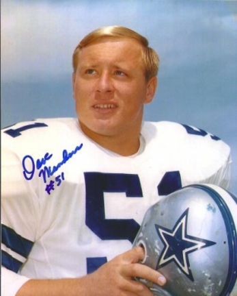 Dave Manders Autographed Dallas Cowboys 8" x 10" Photograph (Unframed)