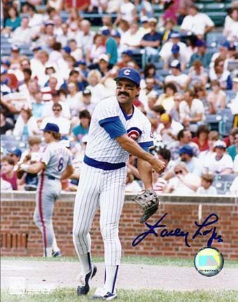 Davey Lopes Autographed Chicago Cubs 8" x 10" Photograph (Unframed)