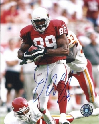 David Boston Autographed Arizona Cardinals 8" x 10" Photograph (Unframed)