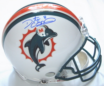Daunte Culpepper Autographed Miami Dolphins Authentic Full Size Helmet