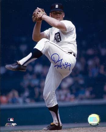 Denny McClain Autographed Detroit Tigers 8" x 10" Photograph (Unframed)