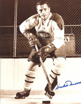 Dickie Moore Autographed Montreal Canadians 8" x 10" Photograph Hall of Famer (Unframed)