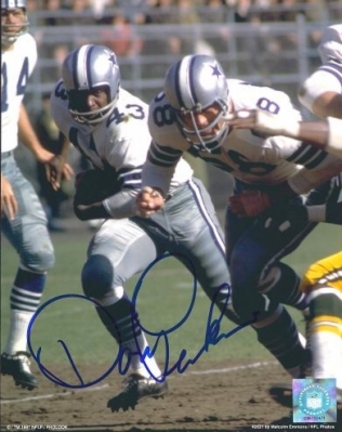 Don Perkins Autographed Dallas Cowboys 8" x 10" Photograph (Unframed)