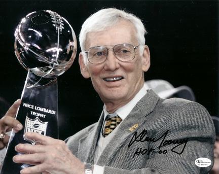 Dan Rooney Autographed Pittsburgh Steelers 8" x 10" Photograph with "Hall of Famer 00" inscription (