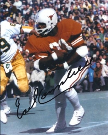 Earl Campbell Autographed Texas Longhorns 8" x 10" Photograph 1977 Heisman Trophy Winner (Unframed)